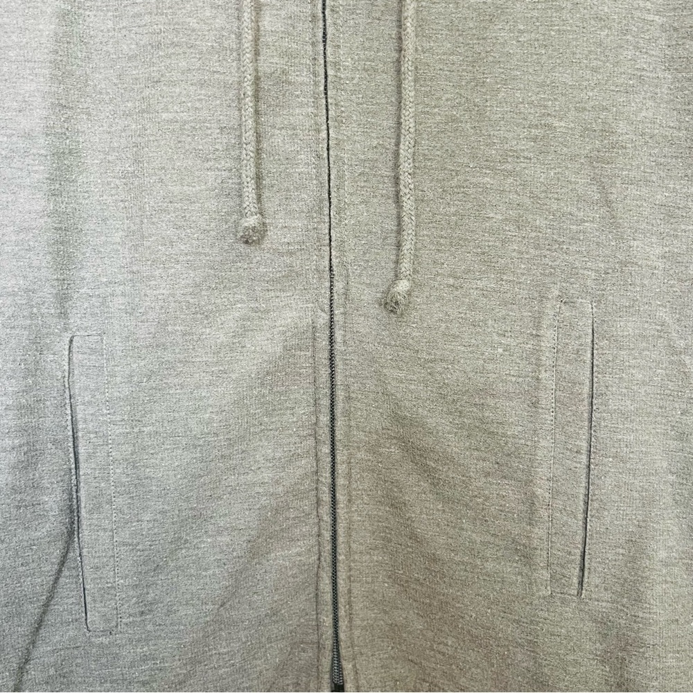 VTG Urban Outfitters Cape Gray SZ M/L Zip-Up Hoodie Hipster Retro Pockets Boho - Picture 7 of 16
